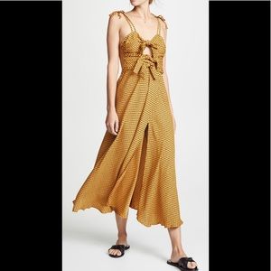 Bec & Bridge “Sun Valley” Yellow Midi Dress